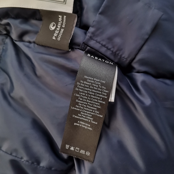Babaton Lindon Down PARKA in navy - Picture 12 of 14